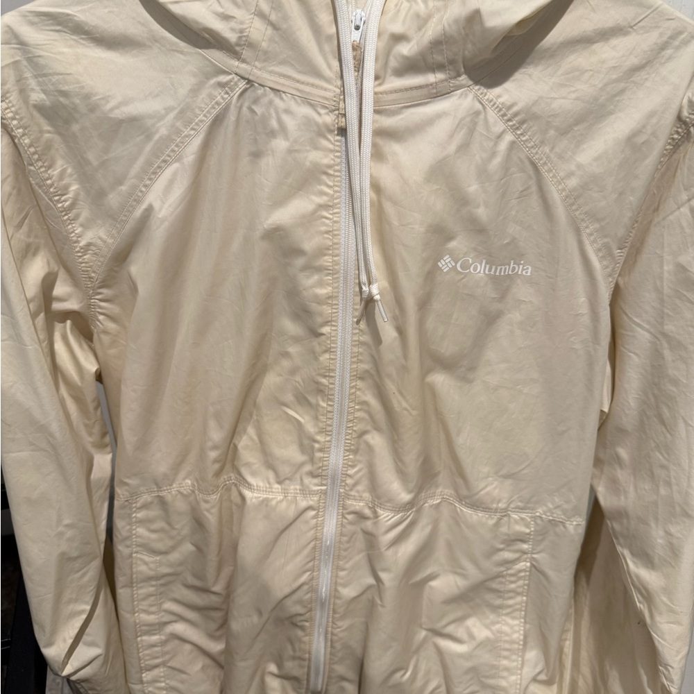 Columbia Off-White Fleece-Lined Jacket
